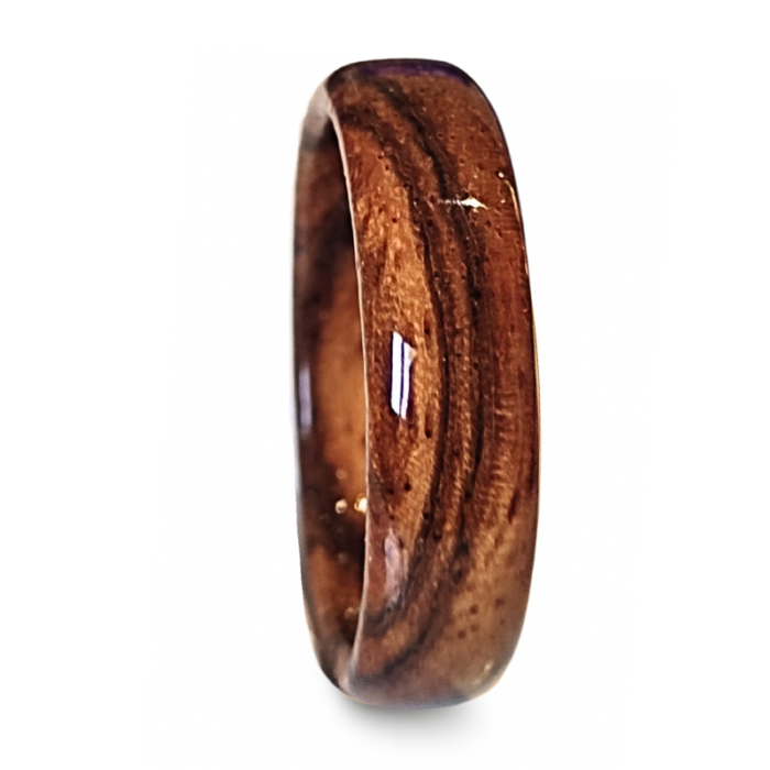 prsten od zebrano drveta