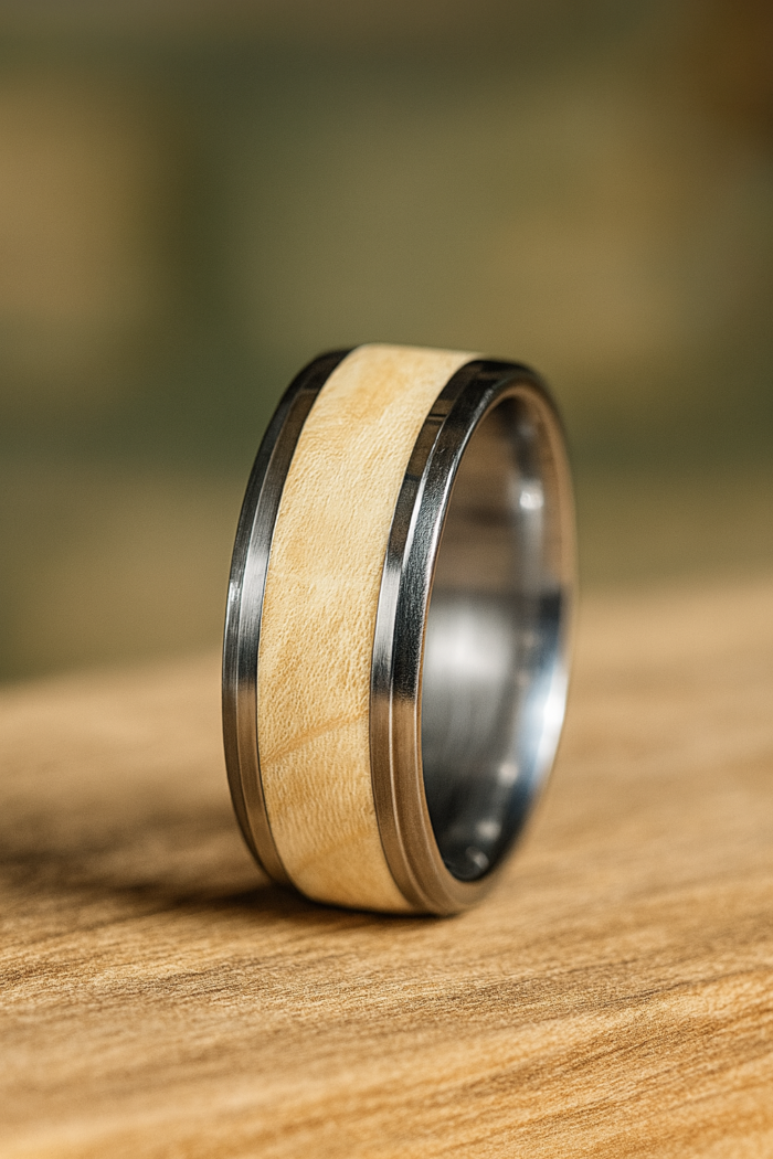 Prsten od hiruškog čelika i jasena