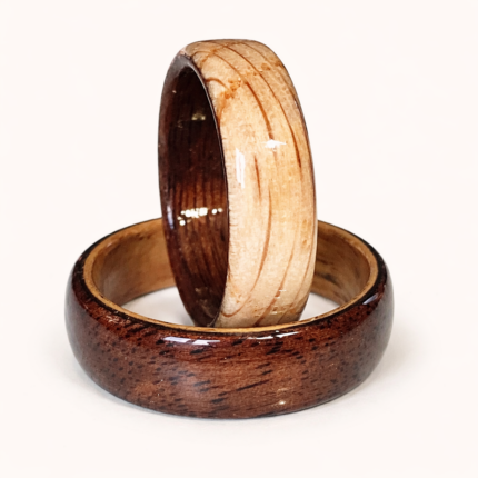 burme hrast / americki orah - drveni prsten
